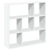 vidaXL Room Divider Bookcase White Engineered Wood Medium Modern