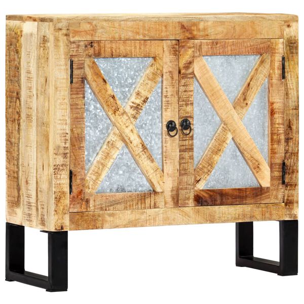vidaXL Sideboard 31.5"x11.8"x29.9" Solid Wood Mango