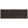 vidaXL Table Top Dark brown Solid oak wood 63 x 19.7 in