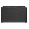 vidaXL Garden Furniture Cover Set of 2 Black Polyethylene