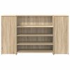 vidaXL Reception Desk Sonoma Oak Engineered wood Large Reception Desk
