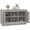 vidaXL Sideboard Grey Sonoma Engineered wood Medium Sideboard