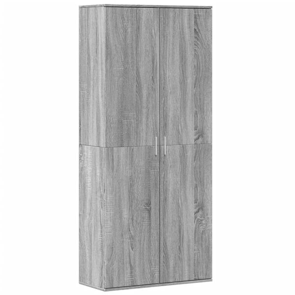 vidaXL Highboard Grey sonoma Engineered wood Large Highboard
