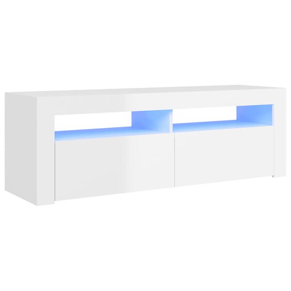 vidaXL TV Cabinet High gloss white Engineered wood TV Cabinet