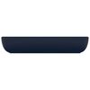 vidaXL Luxury Basin Rectangular Matt Dark Blue 28.0x15.0" Ceramic