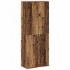 vidaXL Highboard Old Wood 70 x 33.5 x 180 cm Engineered Wood