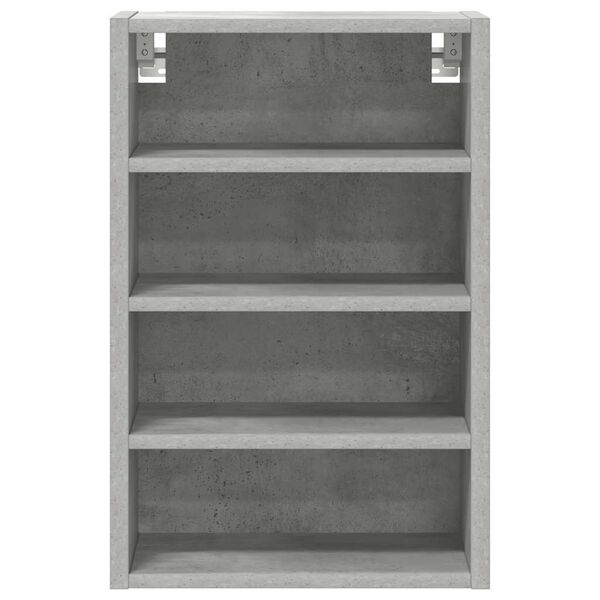 vidaXL Hanging Cabinet Concrete gray Engineered wood 15.7x11.6x23.6 in