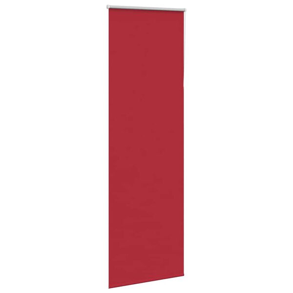 vidaXL Roller Blind Red 100% Polyester 29.5x82.7 in