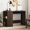 vidaXL Desk Brown Oak Engineered Wood