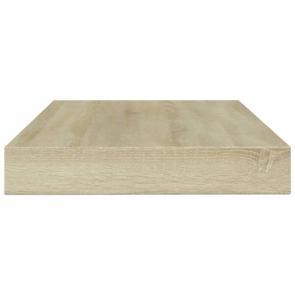 vidaXL Shelf Set of 8 Sonoma oak Engineered wood 39.4 x 3.9 x 0.6 in