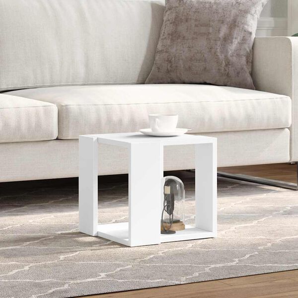 vidaXL Coffee Table White Engineered wood Small Durable Coffee Table