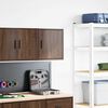 vidaXL Garage Wall Cabinet Brown Oak Engineered Wood