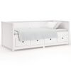 vidaXL Day Bed White Solid pine wood 39.4 x 78.7 in
