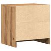 vidaXL Bedside Cabinet Set of 2 Artisan Oak Engineered Wood Small