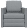 vidaXL Sofa Bed Light Grey 29.13 x 30.31 x 31.89 in Fabric