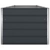 vidaXL Planter Anthracite 195 x 100 x 45 cm Galvanised Steel