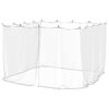 vidaXL Mosquito Net for Outdoor 220 Mesh White 118.1x118.1x78.7"