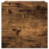 vidaXL Wall Mounted TV Cabinet Smoked oak Engineered wood Medium