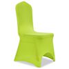 vidaXL Chair Cover Set of 6 Apple Green 90% Polyester, 10% Elastane
