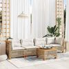 vidaXL Garden Sofa Set Beige