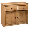 vidaXL Sideboard Natural wood Solid pine wood Large Sideboard