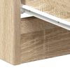 vidaXL Bedside Cabinet Set of 2 Sonoma oak Engineered wood Medium