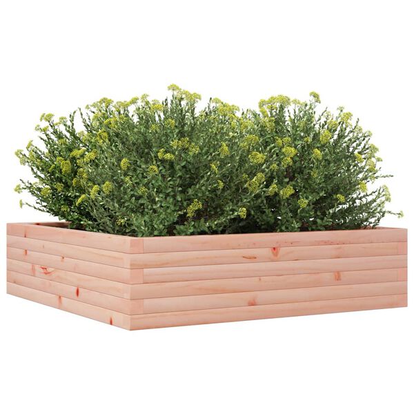 vidaXL Garden Planter Natural Wood Solid Douglas Fir Wood Large