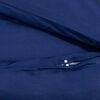 vidaXL Duvet Cover Set Navy blue Microfiber fabric (100% polyester)
