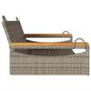 vidaXL Patio Swing Bench Gray