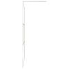 vidaXL Walk-in Shower Wall ESG Glass with Stone Design 31.5"x76.8"