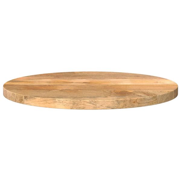 vidaXL Table Top &Oslash; 23.6"x1.5" Round Solid Wood Mango