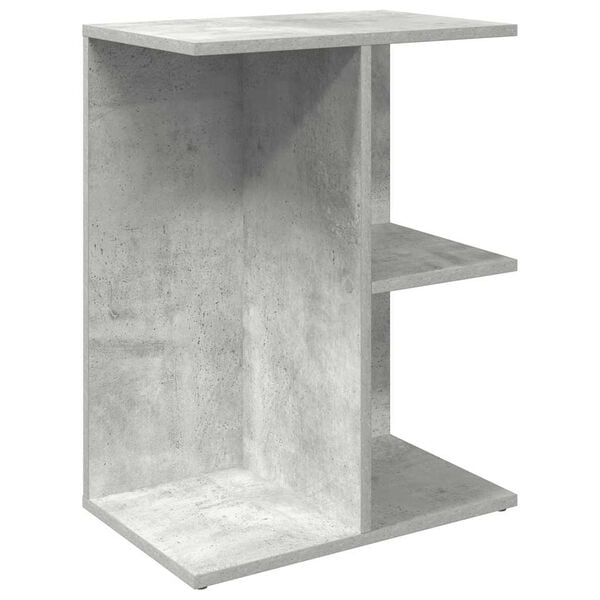 vidaXL Bedside Table Set of 2 Concrete Grey Engineered Wood Bedside Table