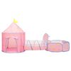 vidaXL Play Tent Pink, White, Gray, Mint Green