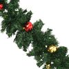 vidaXL Christmas Garland Set of 4 Green PVC Extra Long