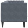 vidaXL Chesterfield Sofa Dark Grey