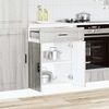 vidaXL Kitchen Base Cabinet Grey sonoma Engineered wood Medium