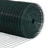 vidaXL Fence Post Green 32.81 x 1.31 ft (0.98 x 0.98 in mesh)