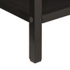 vidaXL Console Table Natural wood and black Solid mango wood, iron Medium