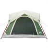 vidaXL Camping Tent Cabin 4-Person Green Waterproof