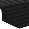 vidaXL Bridge Threshold Ramps 3 pcs 19.3x15.7x3.1" Rubber