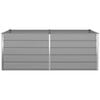 vidaXL Planter Light Grey 195 x 100 x 45 cm Galvanised Steel