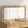 vidaXL Vanity Mirror with Mirror Artisan Oak 39.37 x 21.65 x 7.09 in