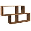 vidaXL Wall Shelf Old wood Engineered wood 39.4 in x 7.1 in x 20.9 in