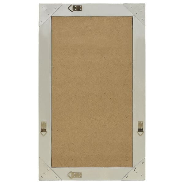 vidaXL Wall Mirror Silver Wood, glass, engineered wood Medium