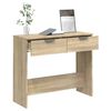 vidaXL Console Table Sonoma oak Engineered wood Standard Console Table