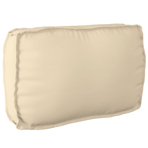 vidaXL Cushion Beige 27.56 x 15.75 x 4.72 in Oxford Fabric