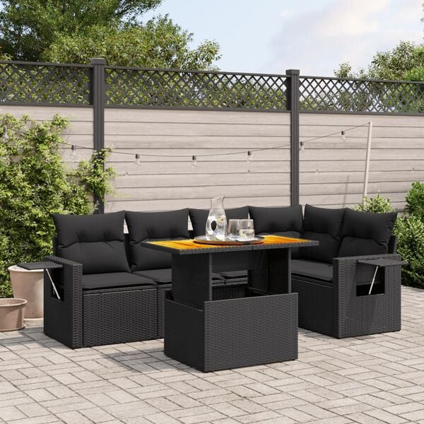vidaXL Garden Sofa Set Modular Garden Sofa Set Rectangular Modern