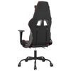vidaXL Gaming Chair Black and Red Faux leather, Metal, Plywood Adjustable
