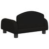vidaXL Kids Sofa Black Fabric (100% polyester), Pine wood, Foam Mini