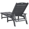 vidaXL Sun Lounger Light Grey 73.5 x 92 x 90cm HDPE